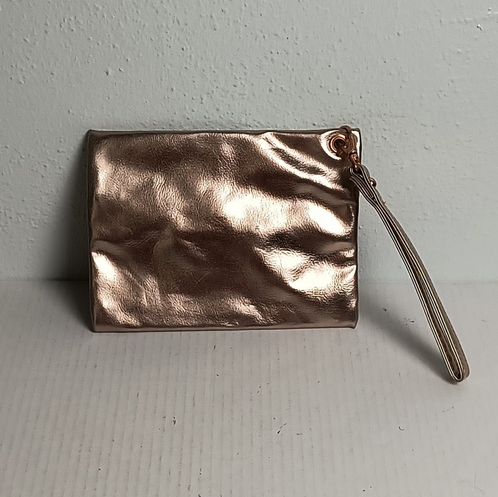 Jones New York Wristlet Clutch Bag Gold Rose - Picture 5 of 11